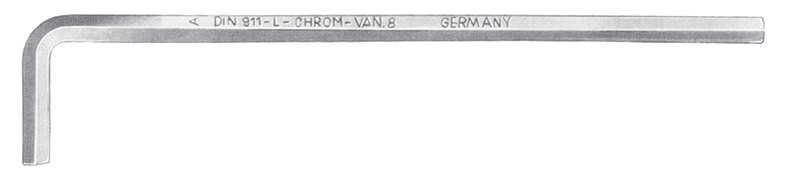 CHIAVE BRUGOLA SATINATA LUNGA 1,5MM L.90