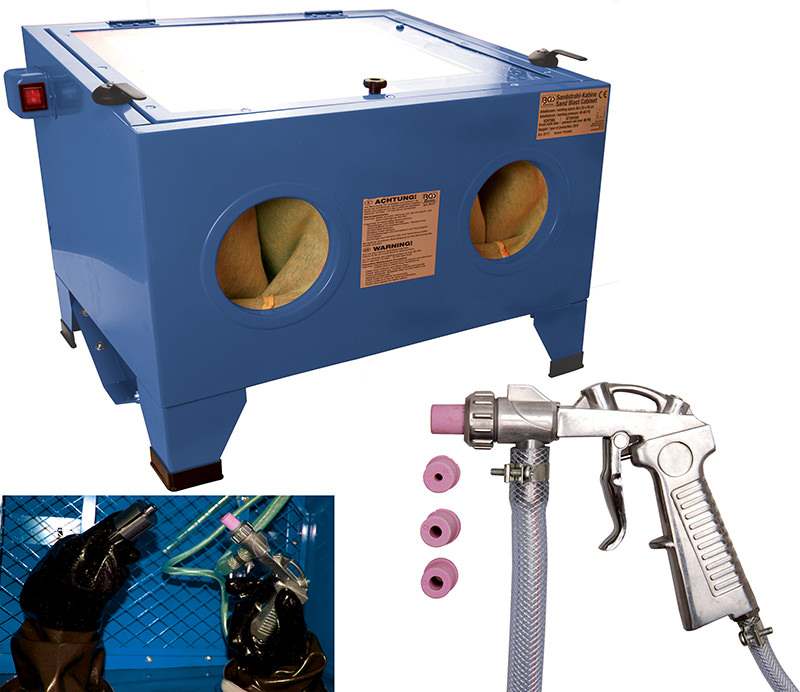 ATTREZZO PNEUMATICO PER SABBIATURA